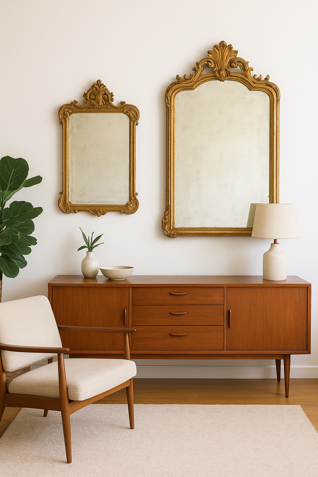 How Vintage Lamps and Antique Mirrors Transform Your Home Décor