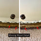 Antique July 8, 1930 Etched Leaves Dots Scalloped Glass Mirror | Vintage Mirror