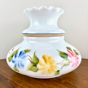 Vintage Hurricane Lamp Shade | Glass Shade