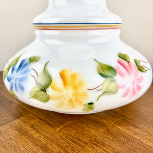 Vintage Hurricane Lamp Shade | Glass Shade