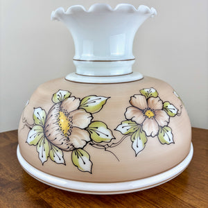 Vintage Hurricane Lamp Shade | Glass Shade