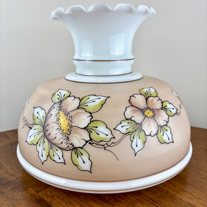 Vintage Hurricane Lamp Shade | Glass Shade