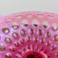 Fenton Cranberry Coin Dot Opalescent Hurricane Lamp Shade | Fenton Glass Shade