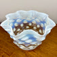 Fenton White Opalescent Coin Dot Lamp Shade | Glass Shade