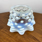 Fenton White Opalescent Coin Dot Lamp Shade | Glass Shade