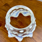 Fenton White Opalescent Coin Dot Lamp Shade | Glass Shade
