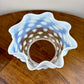 Fenton White Opalescent Coin Dot Lamp Shade | Glass Shade