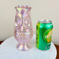 Rose Carnival Owl Fairy Lamp By Mosser Glass