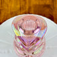 Rose Carnival Owl Fairy Lamp By Mosser Glass