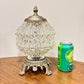 Vintage Clear Cut Glass Nightlight Lamp | Vintage Lamp