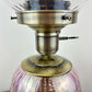 Vintage Purple Pink Optic Glass Gone With The Wind Lamp | Vintage Lamp