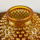 Fenton Amber Hobnail Glass Hurricane Shade 3 Inch Fitter | Glass Shade