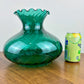 Green Swirl Glass Hurricane Lamp Shade | Glass Shade