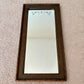 Antique January 16, 1930 Etched Dots Leaves Glass | Vintage Mirror