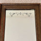 Antique January 16, 1930 Etched Dots Leaves Glass | Vintage Mirror