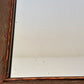 Antique January 16, 1930 Etched Dots Leaves Glass | Vintage Mirror