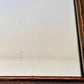 Antique January 16, 1930 Etched Dots Leaves Glass | Vintage Mirror