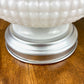 Pair Vintage White Milk Glass Lamps | Vintage Lamps