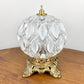 Vintage Clear & Frosted Glass Nightlight Lamp | Vintage Lamp