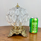 Vintage Clear & Frosted Glass Nightlight Lamp | Vintage Lamp