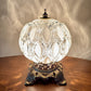 Vintage Clear & Frosted Glass Nightlight Lamp | Vintage Lamp