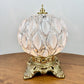 Vintage Clear & Frosted Glass Nightlight Lamp | Vintage Lamp