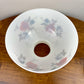 Red Black Gray Roses Milk Glass Hurricane Shade | Glass Shade