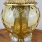 Vintage Amber Optic Glass Nightlight Lamp