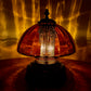 Vintage Dark Amber Glass Nightlight Lamp