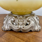 Vintage Yellow Rose Milk Glass Nightlight Lamp