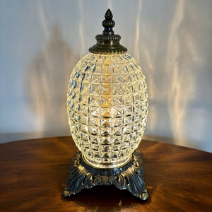 Vintage Clear Glass Small Nightlight Lamp