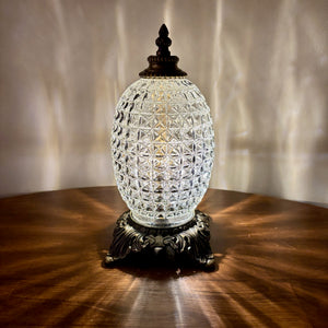 Vintage Clear Glass Small Nightlight Lamp