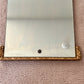 Art Deco October 8, 1932 Floral Dot Leaves Etched Glass Ornate Frame Wall Mirror