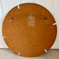 Vintage June 1947 Frameless Beveled Floral Etched Round Wall Mirror 23.75" | Vintage Mirror