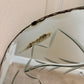 Art Deco Frameless Beveled Etched Grapes Leaves Round Wall Mirror 20" | Vintage Mirror