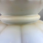 Large Brown Floral Melon Hurricane Lamp Shade | 14 Inch Fitter