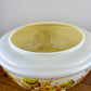 Yellow Floral Hurricane Lamp Shade | 10 Inch Fitter