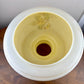 Yellow Floral Hurricane Lamp Shade | 10 Inch Fitter