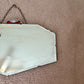 Art Deco Frameless Beveled Glass Wall Mirror | Vintage Mirror