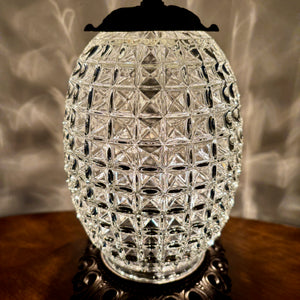 Vintage Clear Glass Small Nightlight Lamp