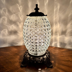 Vintage Clear Glass Small Nightlight Lamp