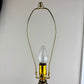 Vintage Blue Glass Table Lamp | Vintage Lamp