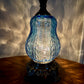 Vintage Blue Glass Table Lamp | Vintage Lamp