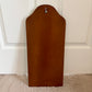 Art Deco Etched Floral Frameless Glass Wall Mirror 20" |