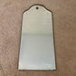 Art Deco Etched Floral Frameless Glass Wall Mirror 20" |