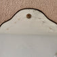 Art Deco Etched Floral Frameless Glass Wall Mirror 20" |