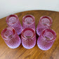 Vintage Fenton Hobnail Opalescent Pitcher and 6 Tumbler Set (Set of 7) | Collectible Glass