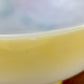Vintage Yellow Red Rose Floral Hurricane Lamp 16.75" | GWTW Lamp