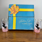 Mid-Century Libbey Golden Stallion Glasses (Set of 8) Original Box