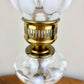 Vintage Fenton White Opalescent Coin Dot Small Table Lamp 13.5"